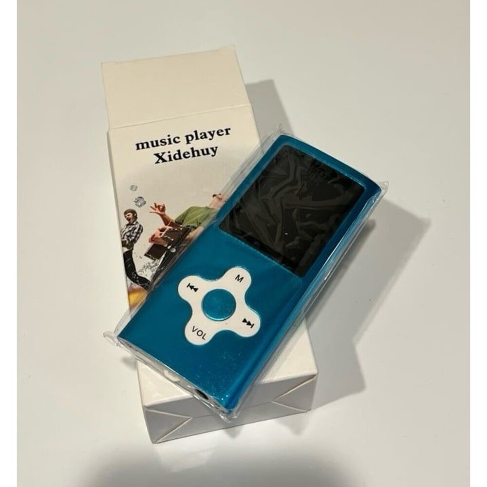 Xidehuy Portable MP3 Music Player 16GB Digital Media Player Blue